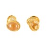 TOURMALINE AND CITRINE  CUFFLINKS