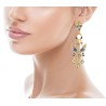 Angels and Demons earrings, inspired by the Divine Comedy of Dante Alighieri, handmade in Italy by Percossi Papi