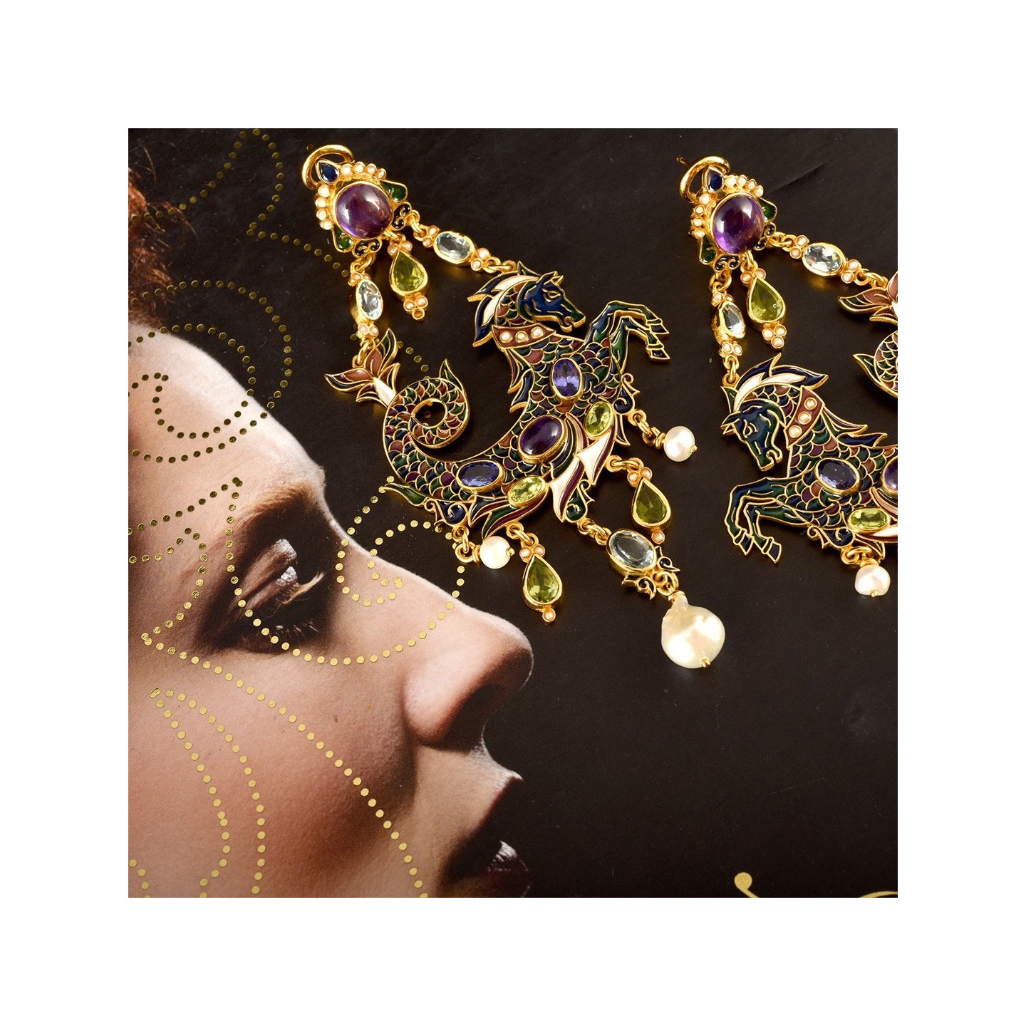 "Elizabeth the golden age", Cate Blanchett. Orecchini collezione Cinema