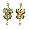 Orecchini farfalla, realizzati a mano in Italia  da Percossi Papi con pietre naturali.
