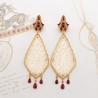 Jade earrings, handmade in Italy by Percossi Papi with natural stones