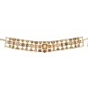 Byzantine necklace, handmade in Italy by Percossi Papi with natural stones