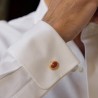 Gemelli classici, realizzati a mano in Italia  da Percossi Papi con pietre naturali