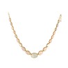 Aquamarine necklace, handmade in Italy by Percossi Papi with natural stones