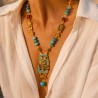 Collana Maya, realizzata a mano in Italia  da Percossi Papi con pietre naturali