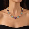 Collana acquamarina, realizzata in Italia da Percossi Papi con pietre naturali