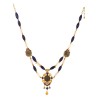 Roman coin necklace, handmade in Italy by Percossi Papi with natural stones
