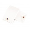 RUBY AND LAPIS LAZZULI CUFFLINKS