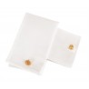 TOURMALINE AND CITRINE  CUFFLINKS