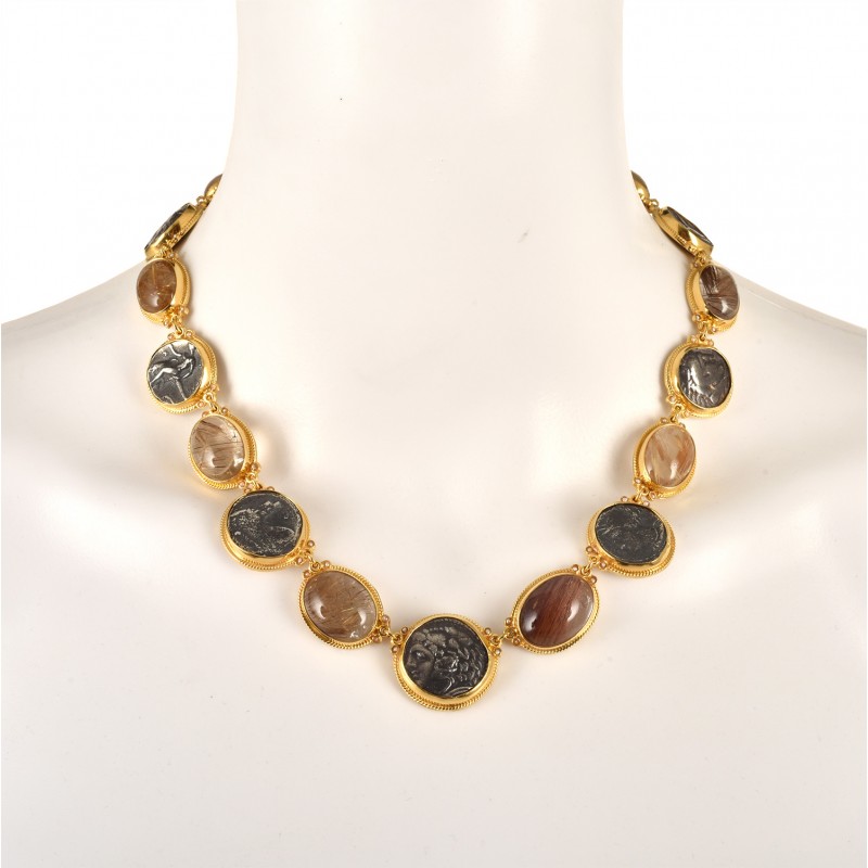 NECKLACE WITH COINS