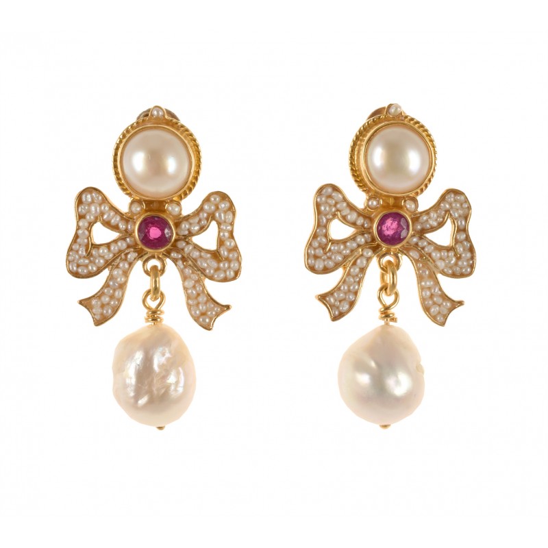 Bow earrings