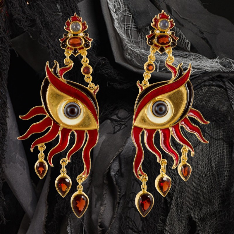 Earrings the "Eyes of...