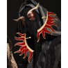 Orecchini gli Occhi di Caronte, ispirati alla Divina Commedia di Dante Alighieri, realizzati a mano in Italia da Percossi Papi