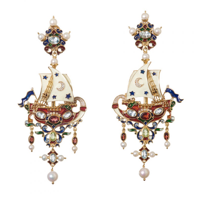 Galleon earrings