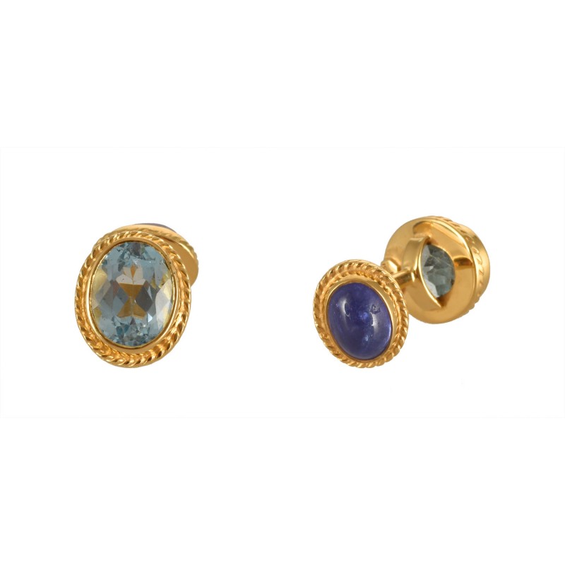 TANZANITE CUFFLINKS