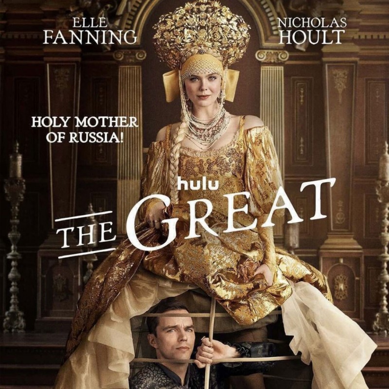 "The Great", Elle Fanning. Cinema collection earrings