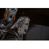Erinyes Snake earrings, inspired by the Divine Comedy of Dante Alighieri, handmade in Italy by Percossi Papi