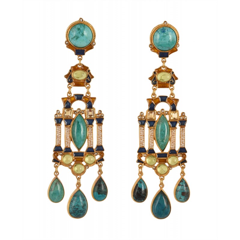 Summer architecture earrings