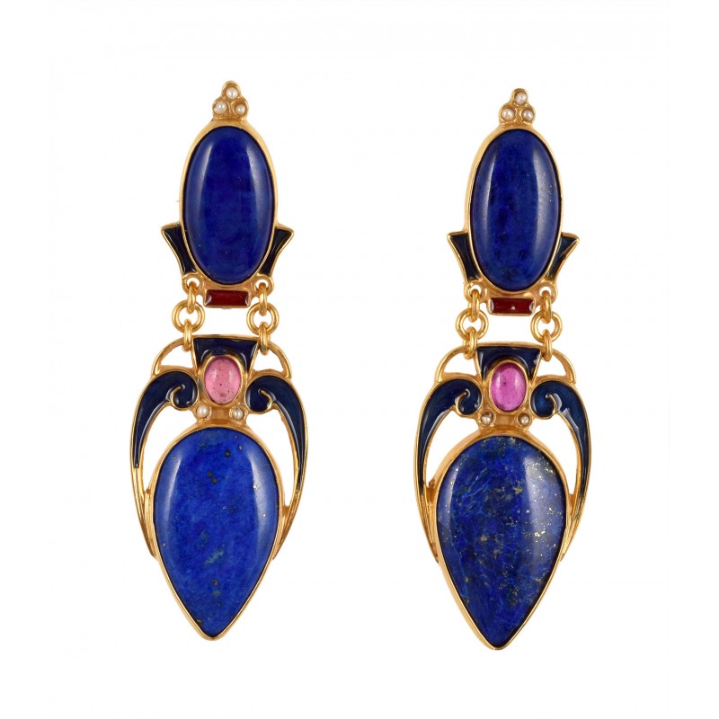 Lapis lazuli earrings