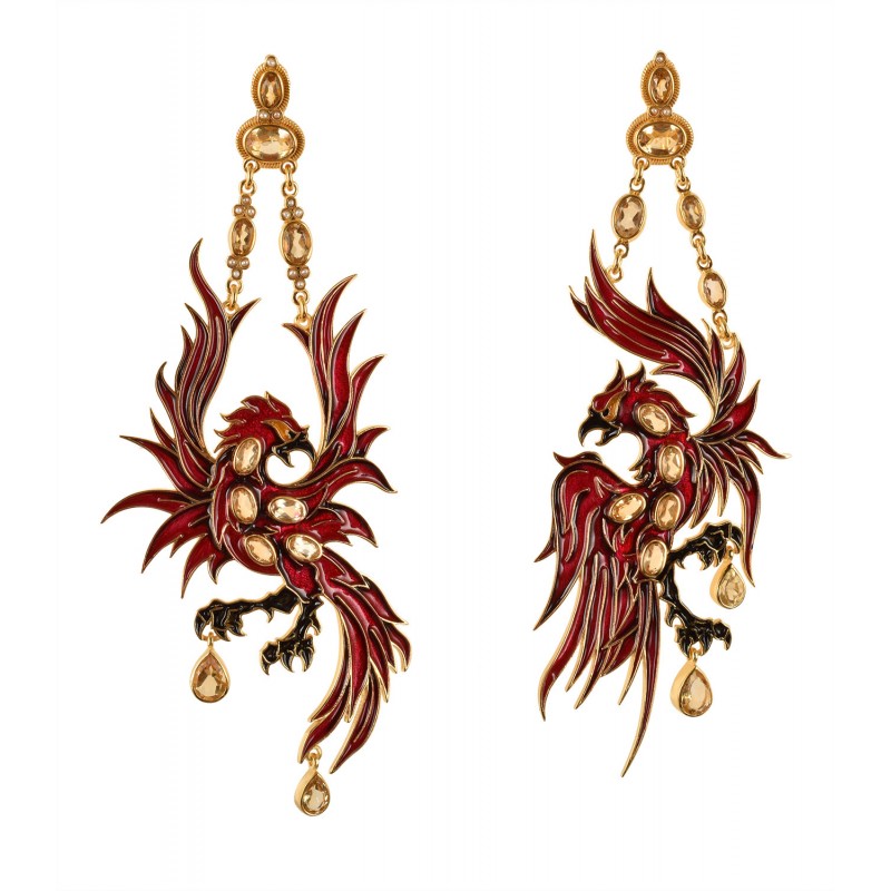 Erinyes Griffins earrings