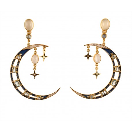 The Moon Sphere earrings