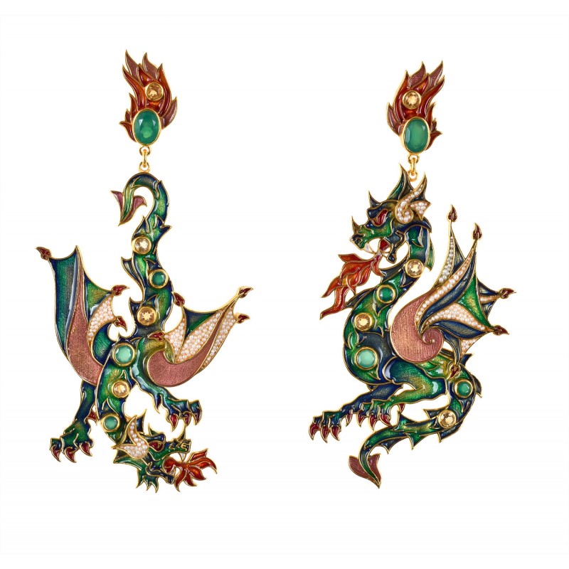 Dragons earrings