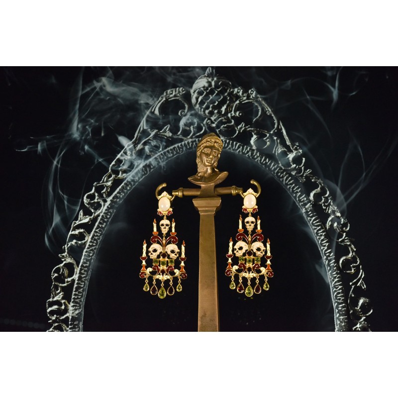 Chandelier Halloween earrings