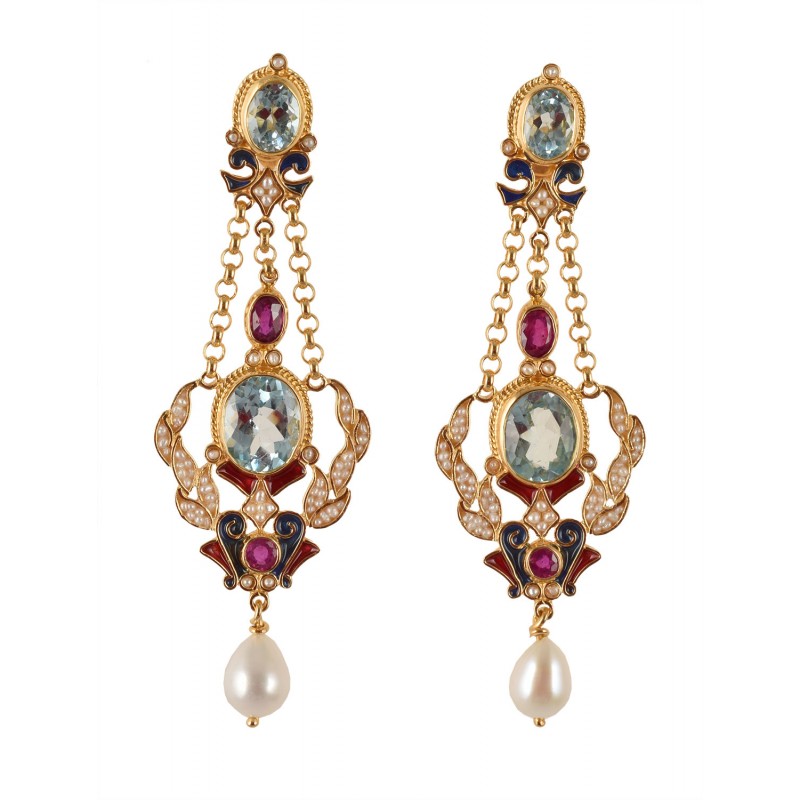 Pompeian earrings
