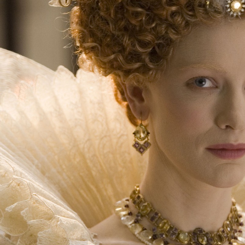 "Elizabeth the golden age", Cate Blanchett. Orecchini collezione Cinema