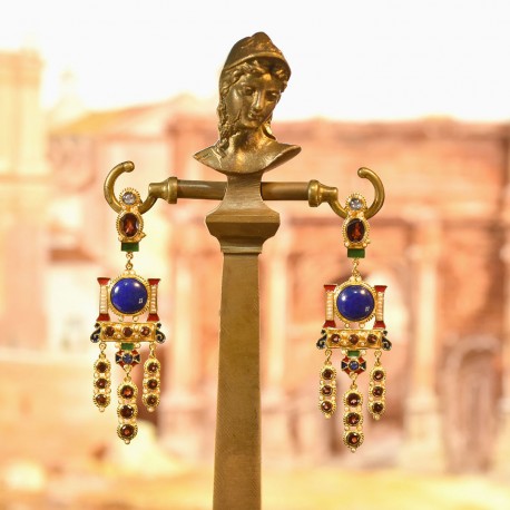 Roman architectural earrings