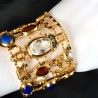 Bracciale bizantino, realizzato in Italia da Percossi Papi con pietre naturali