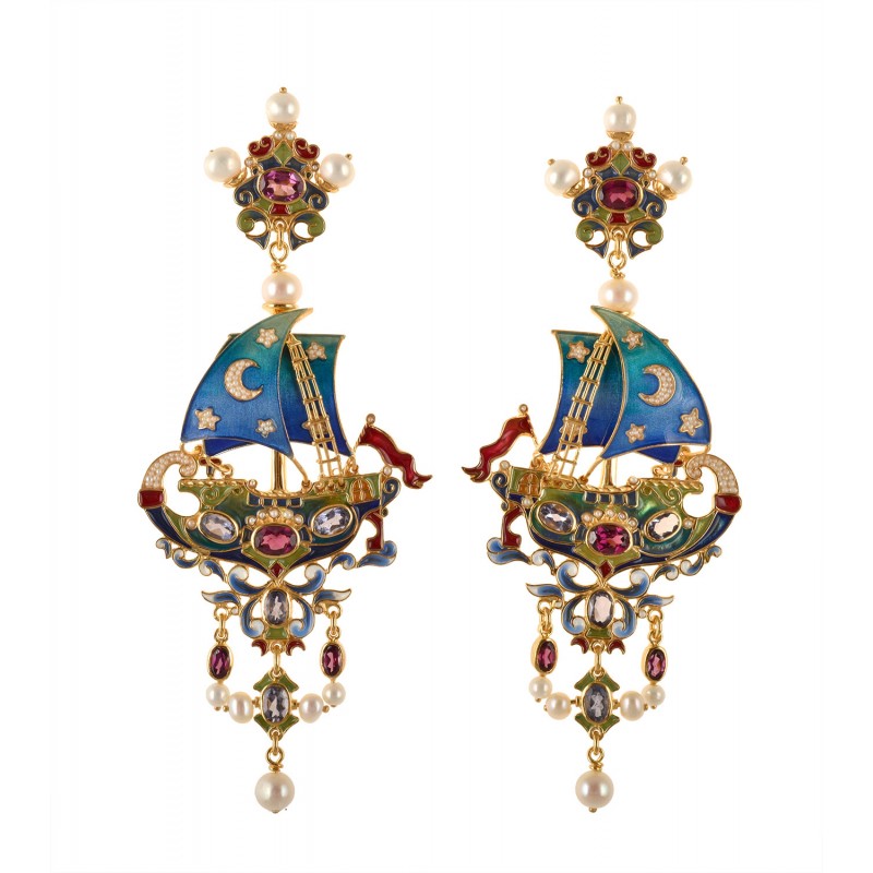 Galleon earrings