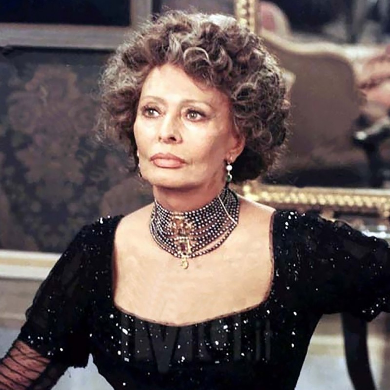 "Francesca e Nunziata", Sofia Loren. Collana realizzata a mano in Italia da Percossi Papi