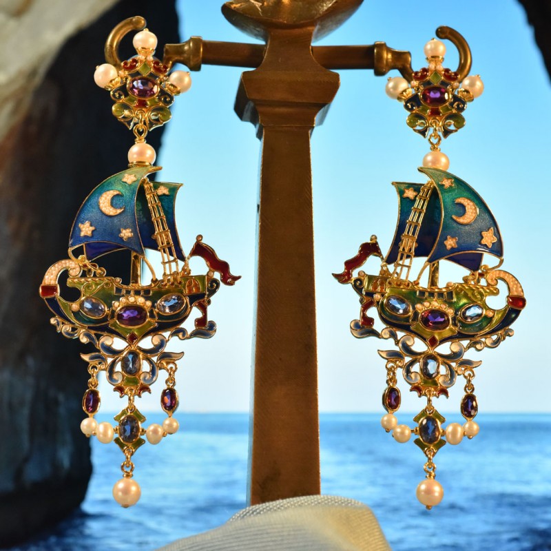 Galleon earrings