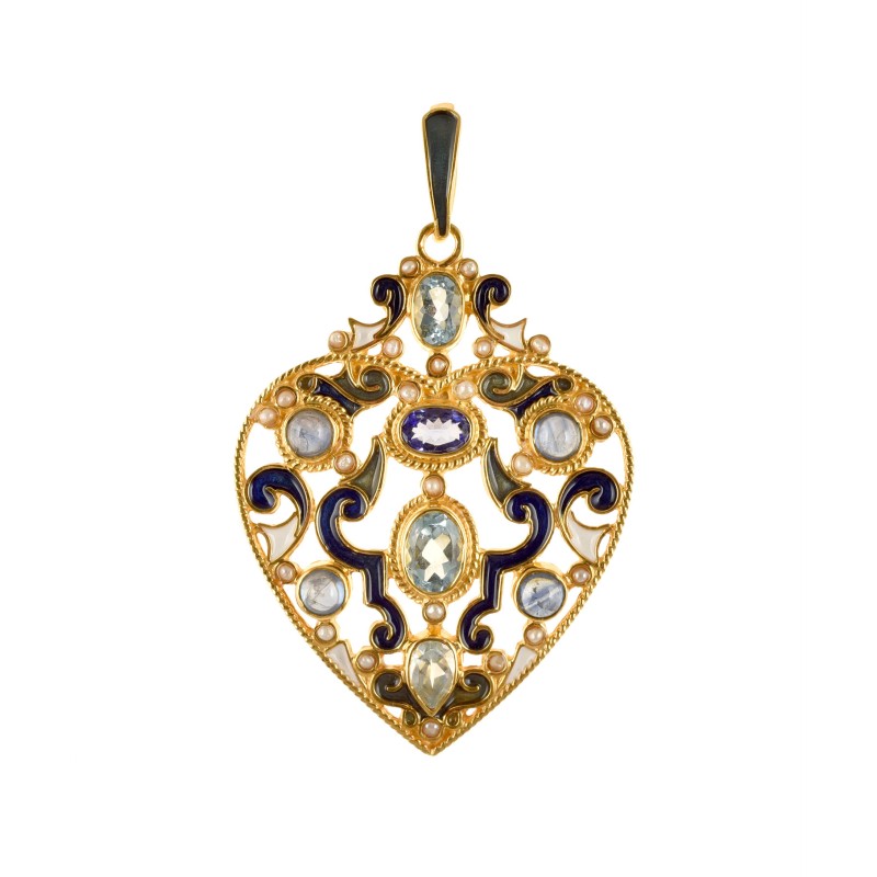 Heart pendant made in Italy by Percossi Papi