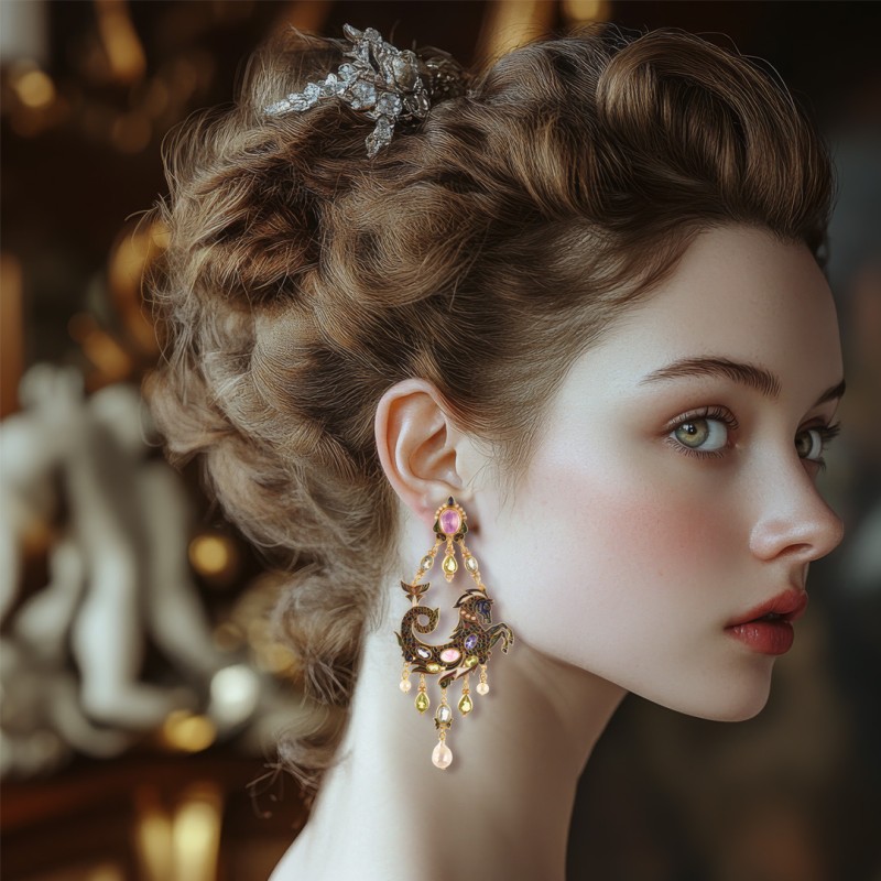 "Elizabeth the golden age", Cate Blanchett. Orecchini collezione Cinema