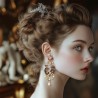 "Elizabeth the golden age", Cate Blanchett. Orecchini collezione Cinema