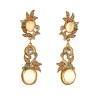Spring earrings, made in Italy by Percossi Papi with natural stones