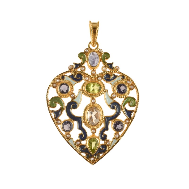 Heart pendant made in Italy by Percossi Papi