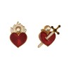 Orecchini cuori, realizzati in Italia a  mano da Percossi Papi