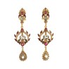 Neoclassical earrings, handmade in Italy by Percossi Papi with natural stones