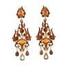 The Year of the Firehorse earrings, handmade in Italy by Percossi Papi with natural stones