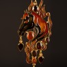 The Year of the Firehorse earrings, handmade in Italy by Percossi Papi with natural stones