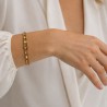 Byzantine bracelet  handmade in Italy by Percossi Papi with natural stones