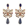 Butterfly earrings  handmade in Italy by Percossi Papi with natural stones