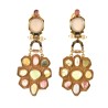 Byzantine earrings, handmade in Italy by Percossi Papi with natural stones