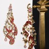 Phoenix earrings  handmade in Italy by Percossi Papi with natural stones