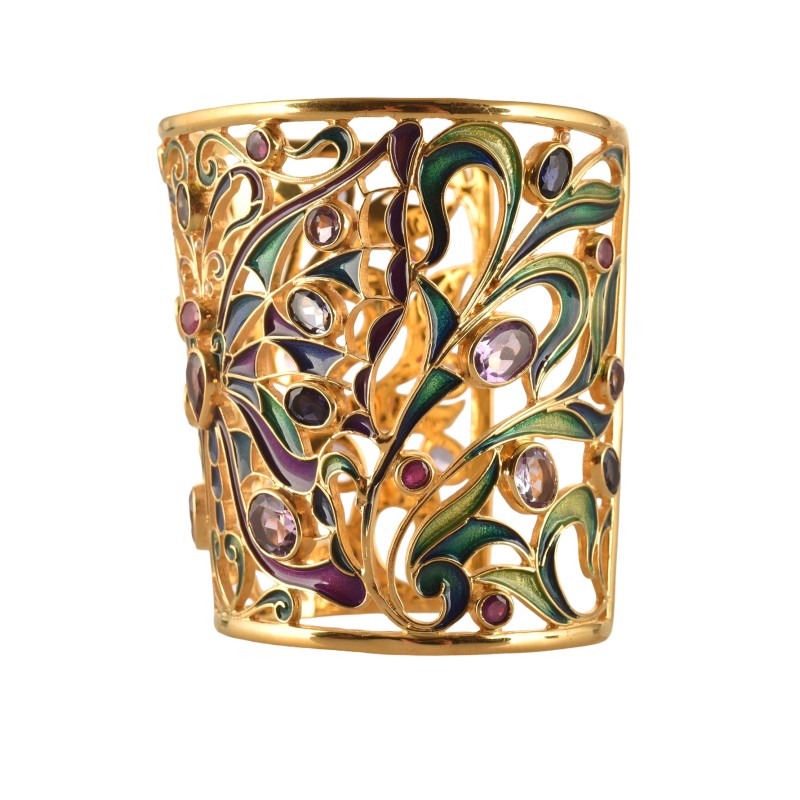 Butterfly bracelet, handmade in Italy by Percossi Papi with natural stones