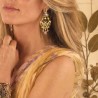 Butterfly earrings, handmade in Italy by Percossi Papi with natural stones
