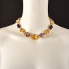 Collana neoclassica, realizzata in Italia da Percossi Papi con pietre naturali